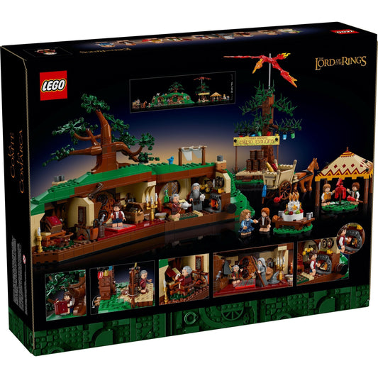 LEGO Icons 10354 - Stăpânul inelelor: Comitatul - cutie spate