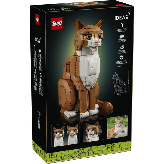 LEGO Ideas 21376 Orange Cat - cutie spate