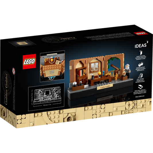 LEGO Ideas 40595 - Omagiu pentru Galileo Galilei - cutie fata