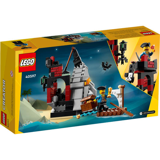 LEGO Creator 40597 - Insula înfricoșătoare a piraților - cutie spate