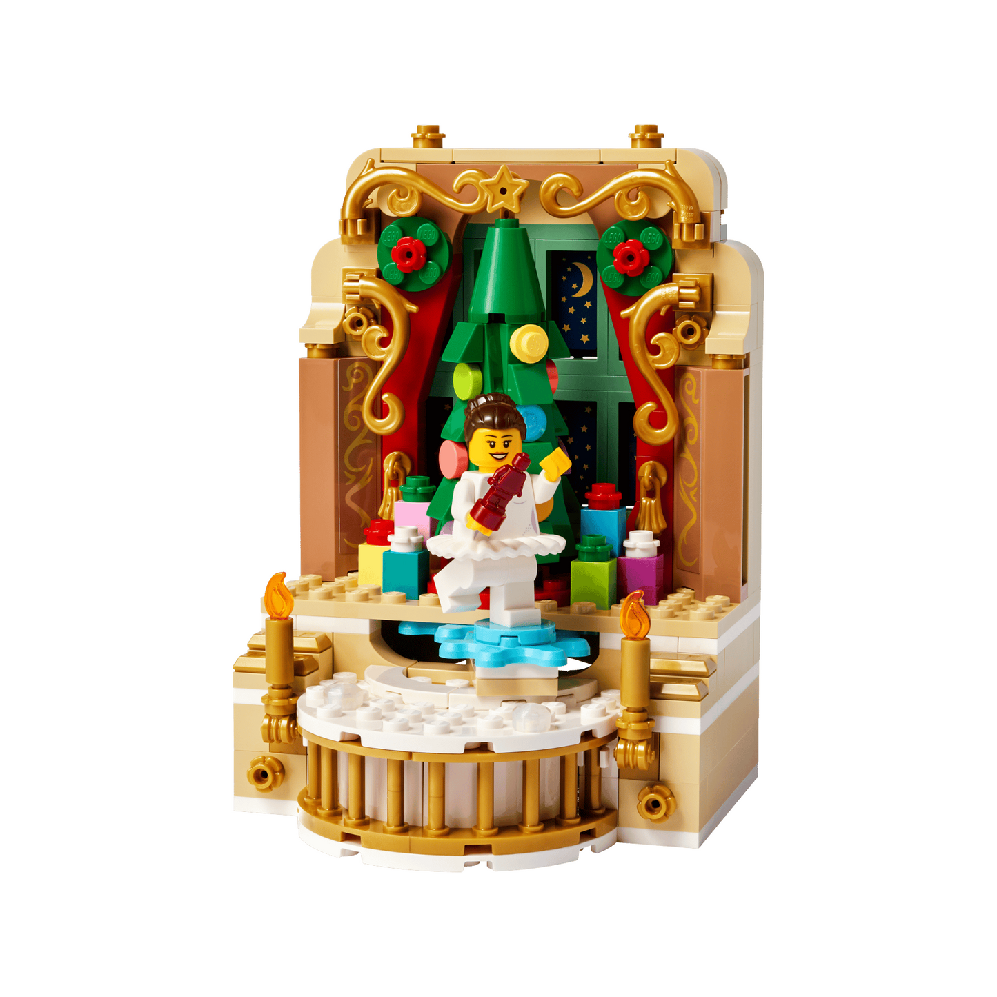 LEGO 40701 - Scenă cu balerină și spărgător de nuci - set construit