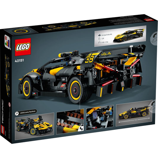LEGO Technic 42151 - Bugatti Bolide - cutie spate
