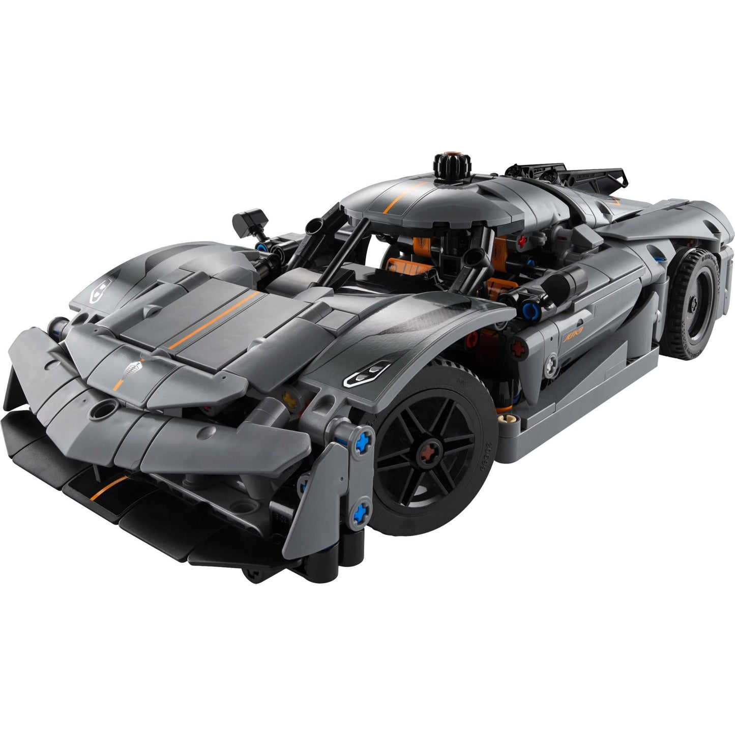 LEGO Technic 42173 - Hipermașina Koenigsegg Jesko Absolut gri - set construit