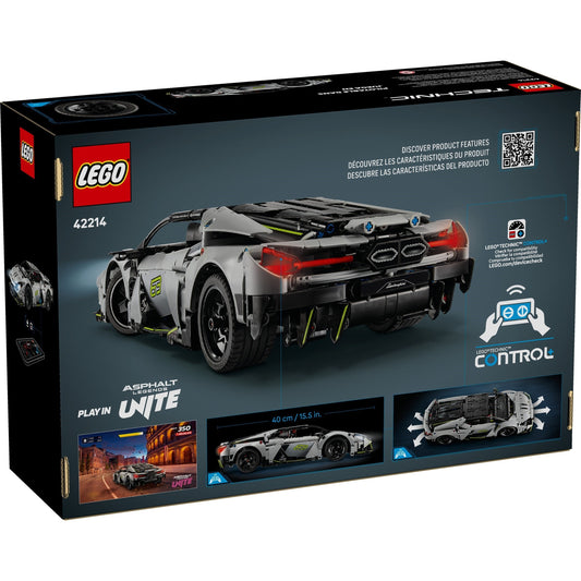 LEGO Technic 42214 - Supermașina sport Lamborghini Revuelto - cutie spate