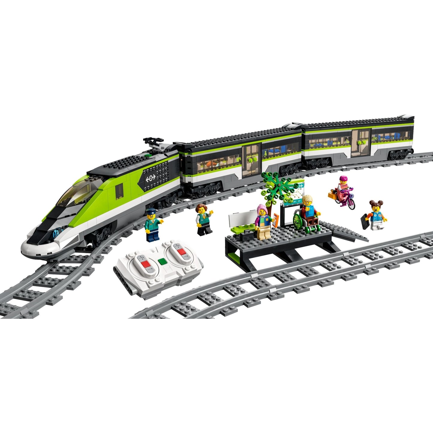 LEGO City 60337 - Tren expres de pasageri - set construit
