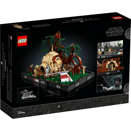 LEGO Star Wars™ 75330 - Diorama antrenamentului Jedi™ de pe Dagobah™ - cutie spate