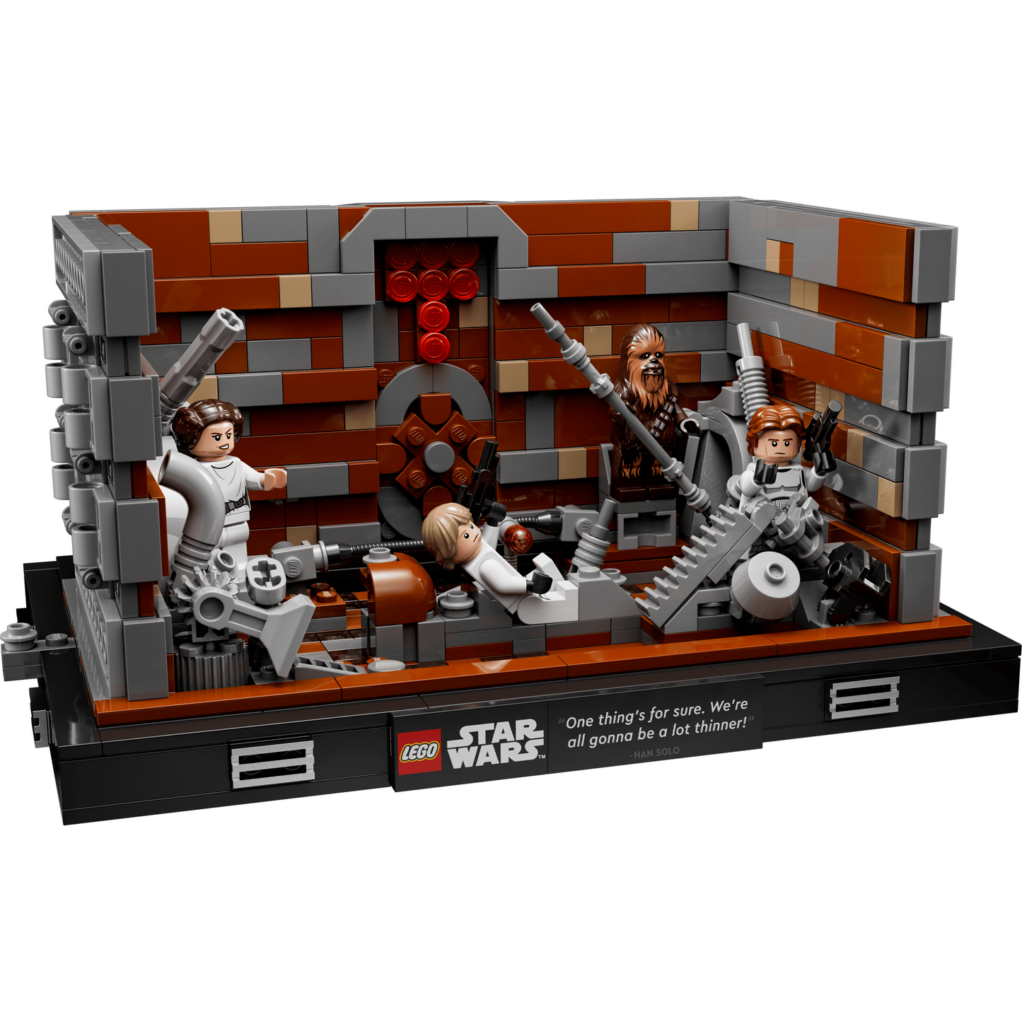 LEGO Star Wars™ 75339 - Diorama compactorului de gunoi de pe Death Star™ - set construit