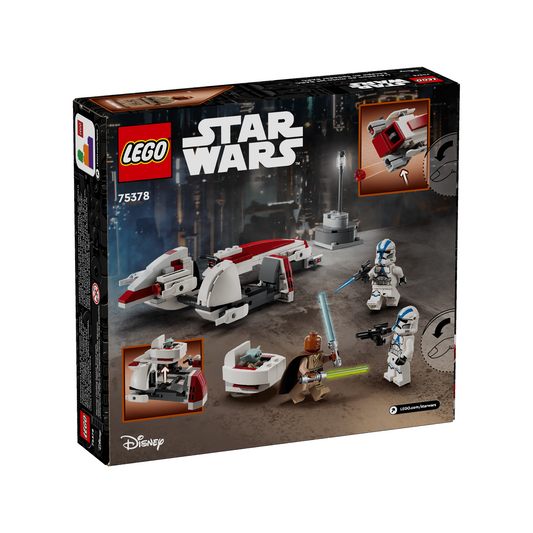 LEGO Star Wars™ 75378 - Evadare pe motocicleta de viteză BARC - cutie spate