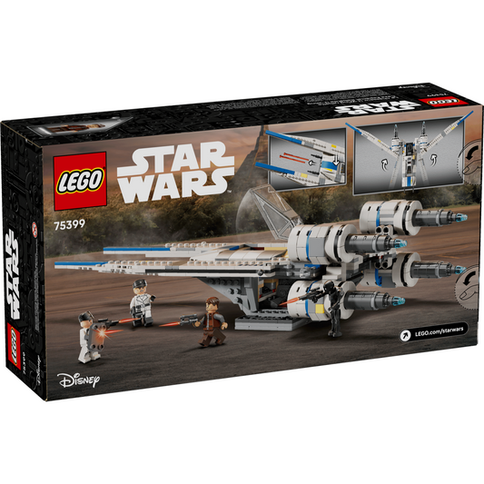 LEGO Star Wars™ 75399 - Navă stelară U-Wing a rebelilor - cutie spate