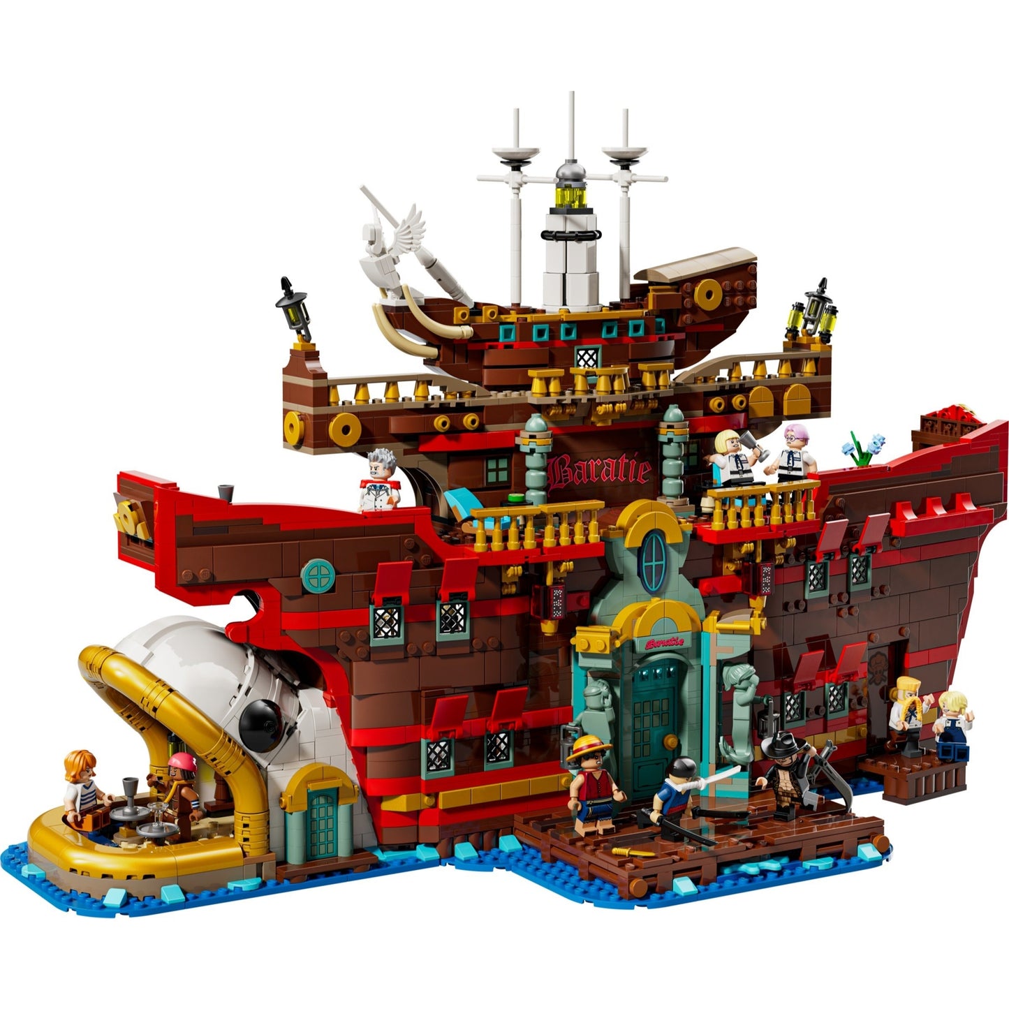 LEGO One Piece 75640 - Restaurantul plutitor Baratie - set construit