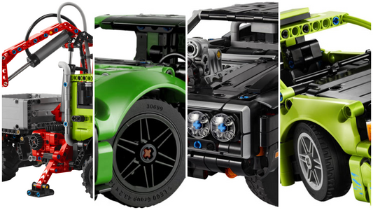 LEGO Technic Iunie 2026 – Fast & Furious în forță, Bugatti verde și un Unimog cu pneumatice