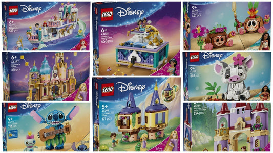 LEGO Disney Iunie 2026 – Lilo & Stitch, Moana 2, prințese clasice și primul castel Rapunzel: un val cu ceva pentru fiecare fan Disney