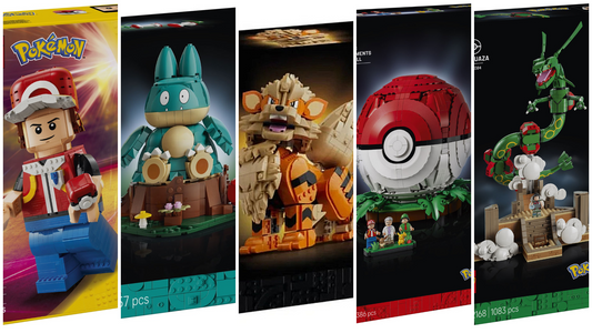LEGO Pokemon 72150, 72154, 72160, 72168, 40868 - colaj