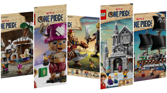 LEGO One Piece 75641, 75643, 75644, 75645, 75646