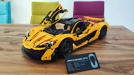 McLaren P1 în miniatură: fidelitate la scară 1:8 – LEGO Technic 42172