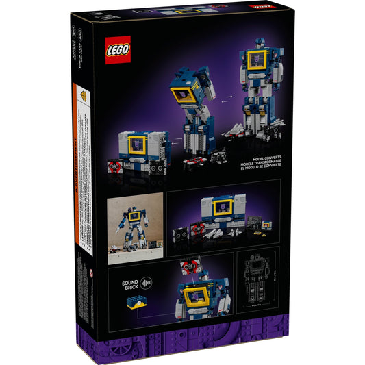 LEGO Icons 10358 Transformers: Soundwave - cutie spate