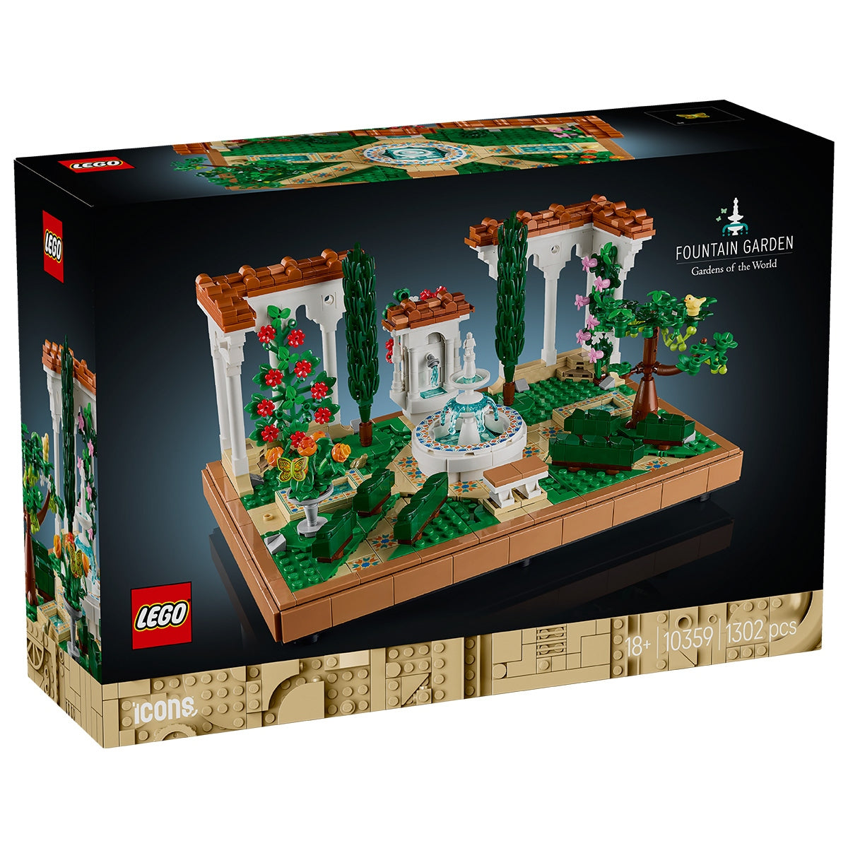 LEGO Icons 10359 Fountain Garden - cutie fata