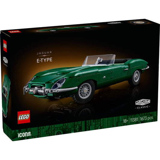 LEGO Icons 11381 Jaguar E-Type - cutie fata