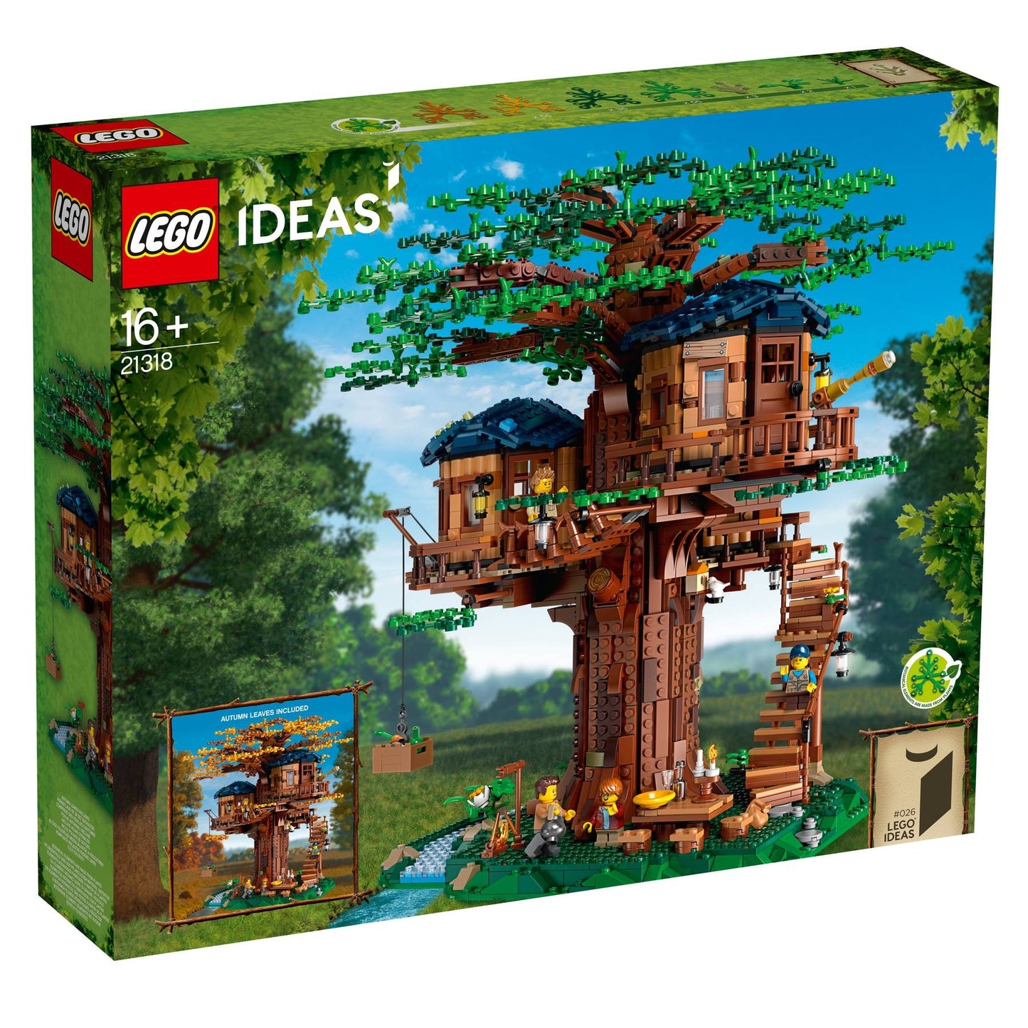 LEGO Ideas 21318 - Casa din copac - cutie fata