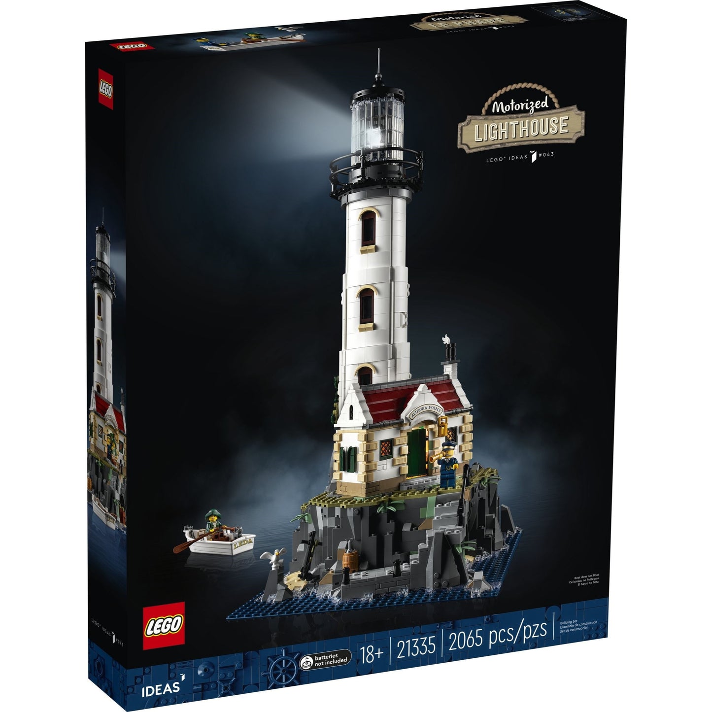 LEGO Ideas 21335 - Far motorizat - cutie spate