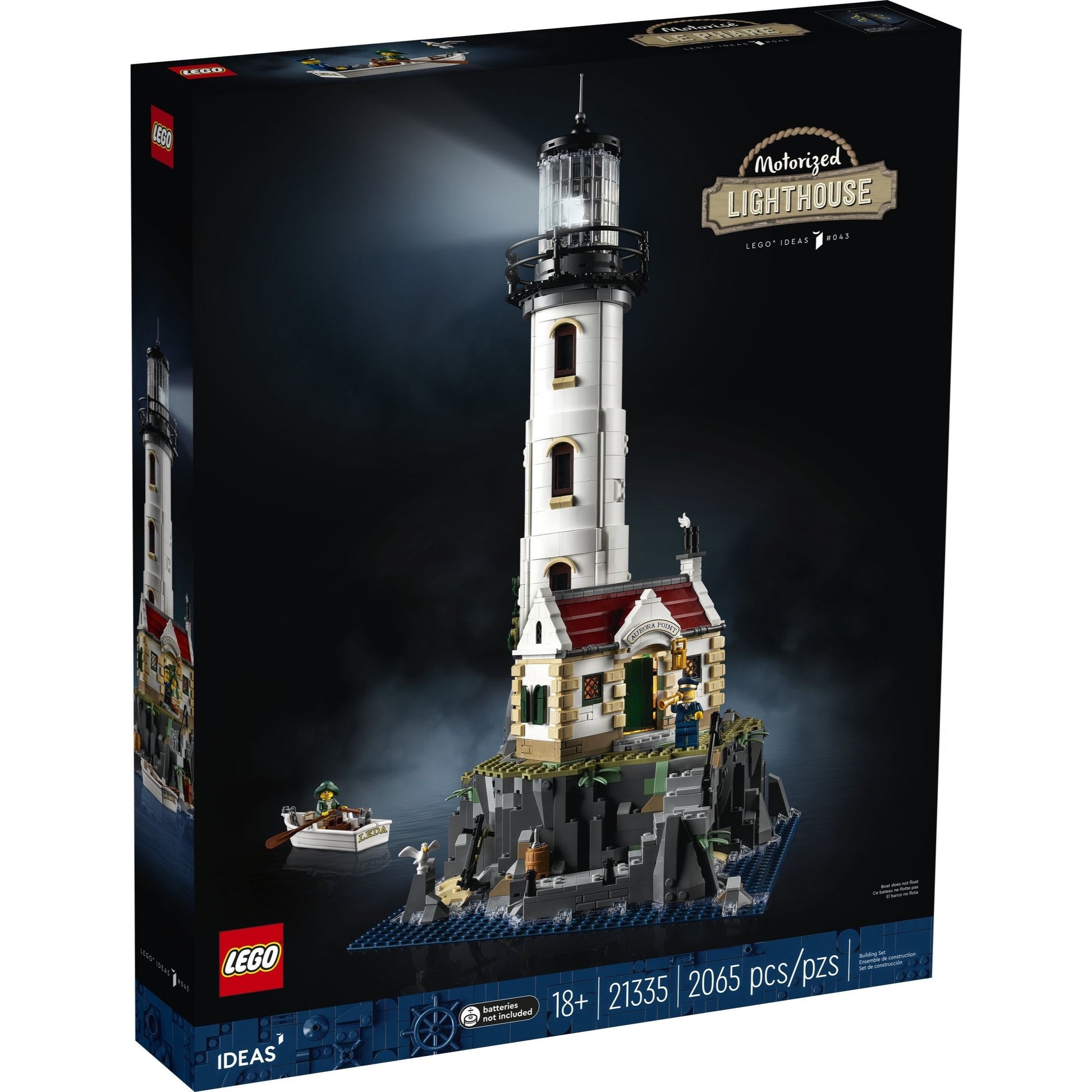 LEGO Ideas 21335 - Far motorizat - cutie spate