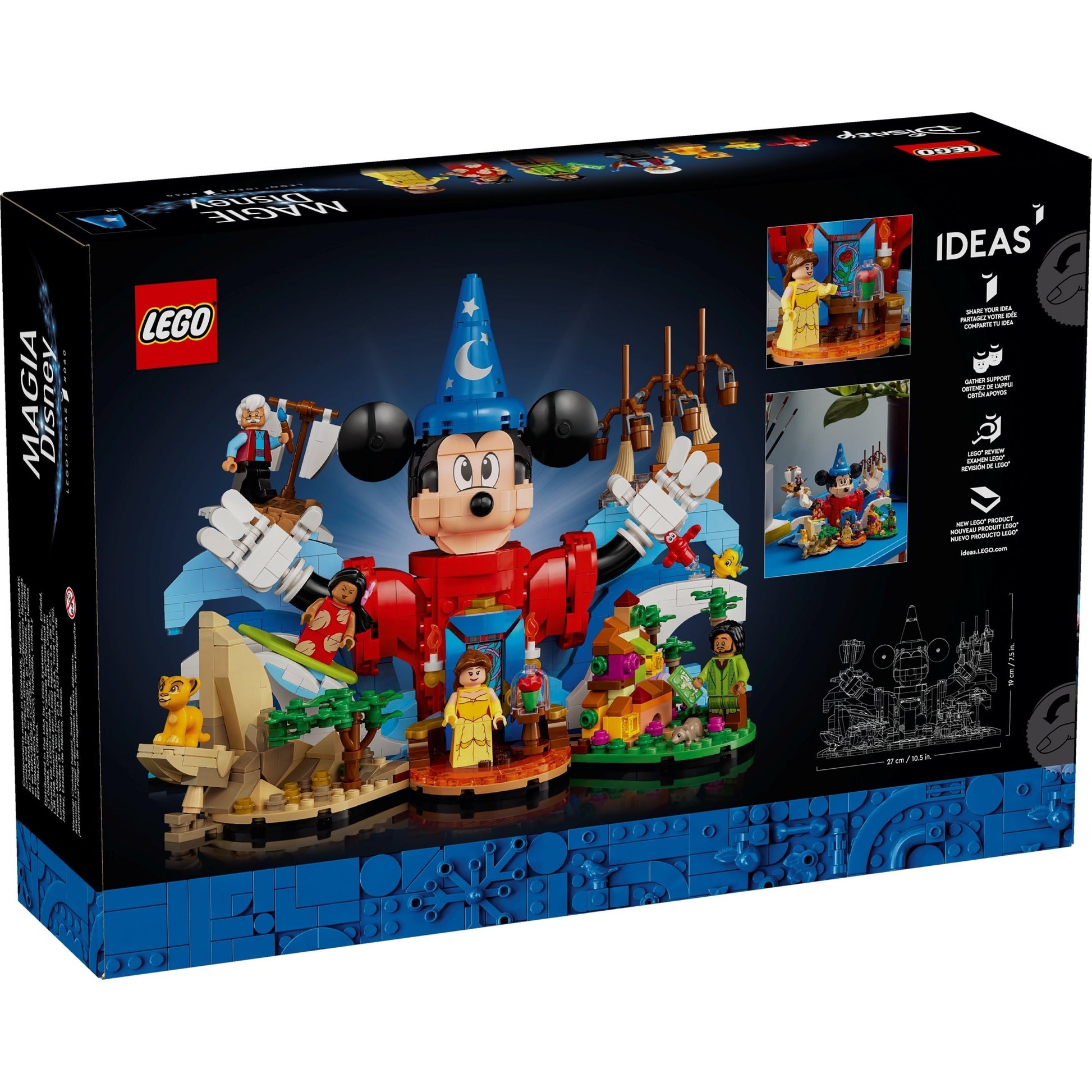 LEGO Ideas 21352 - Magia Disney - cutie spate