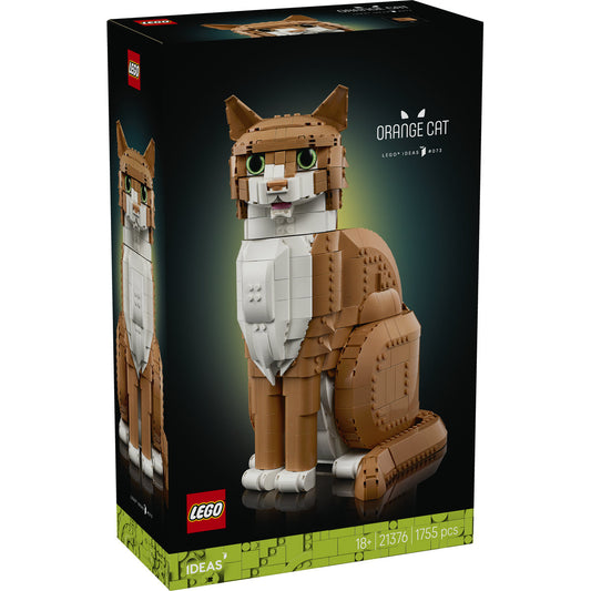 LEGO Ideas 21376 Orange Cat - cutie fata