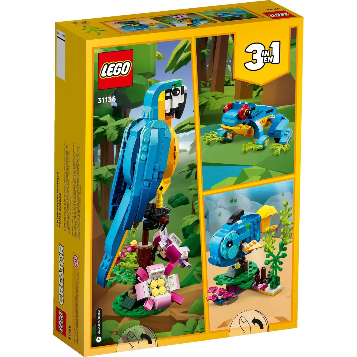 LEGO Creator 31136 - Papagal exotic