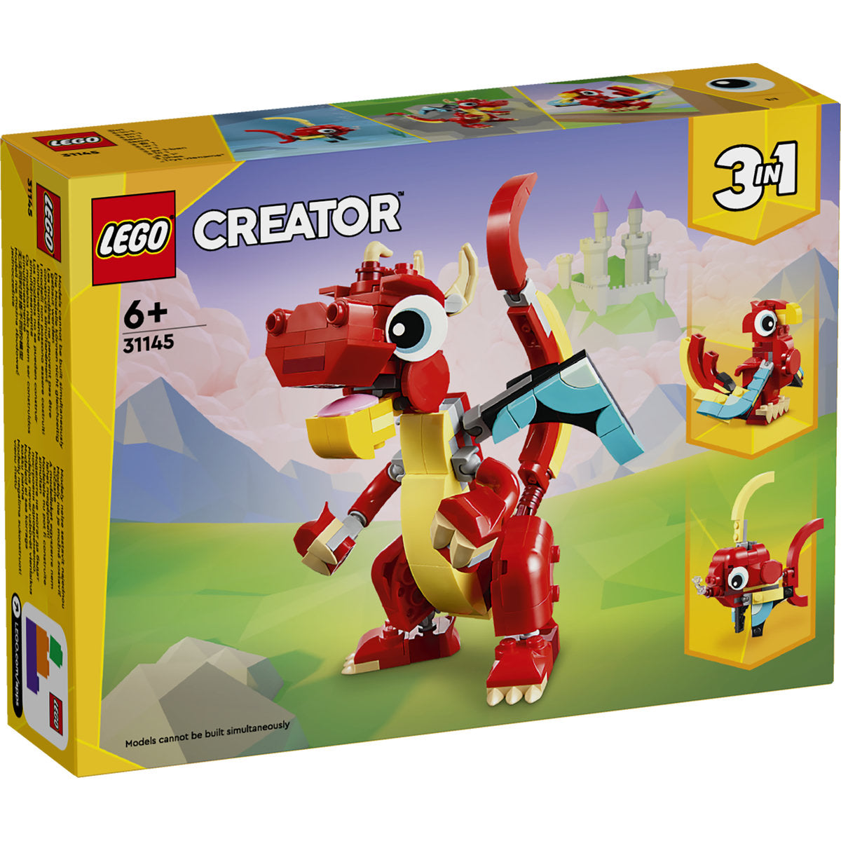 LEGO Creator 31145 Red Dragon - cutie fata