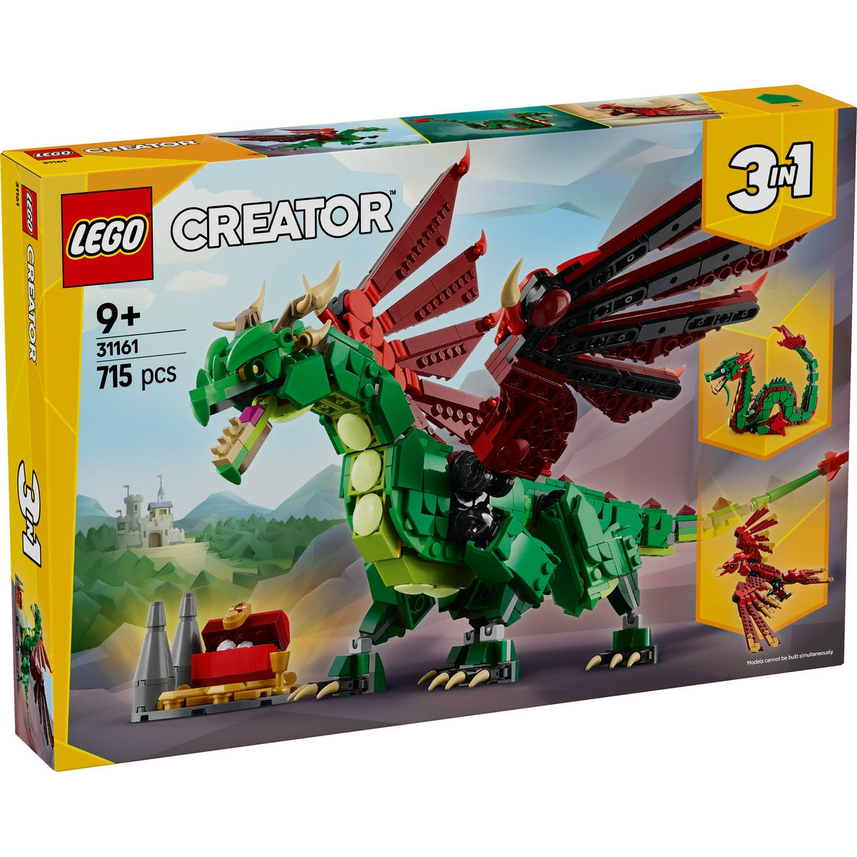 LEGO Creator 31161 - Dragon medieval - cutie fata
