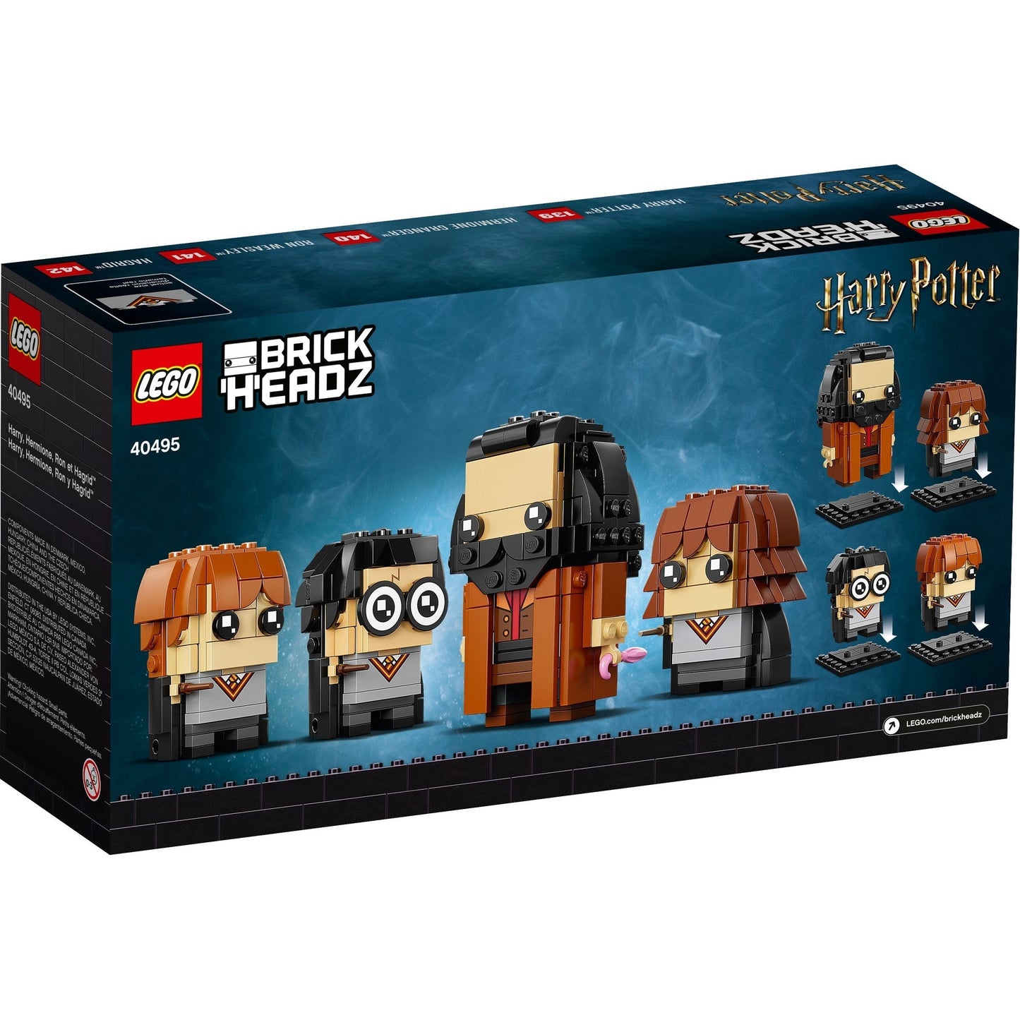 LEGO Harry Potter™ 40495 - Harry, Hermione, Ron și Hagrid™ - cutie spate