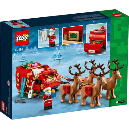 LEGO 40499 - Sania lui Moș Crăciun - cutie spate