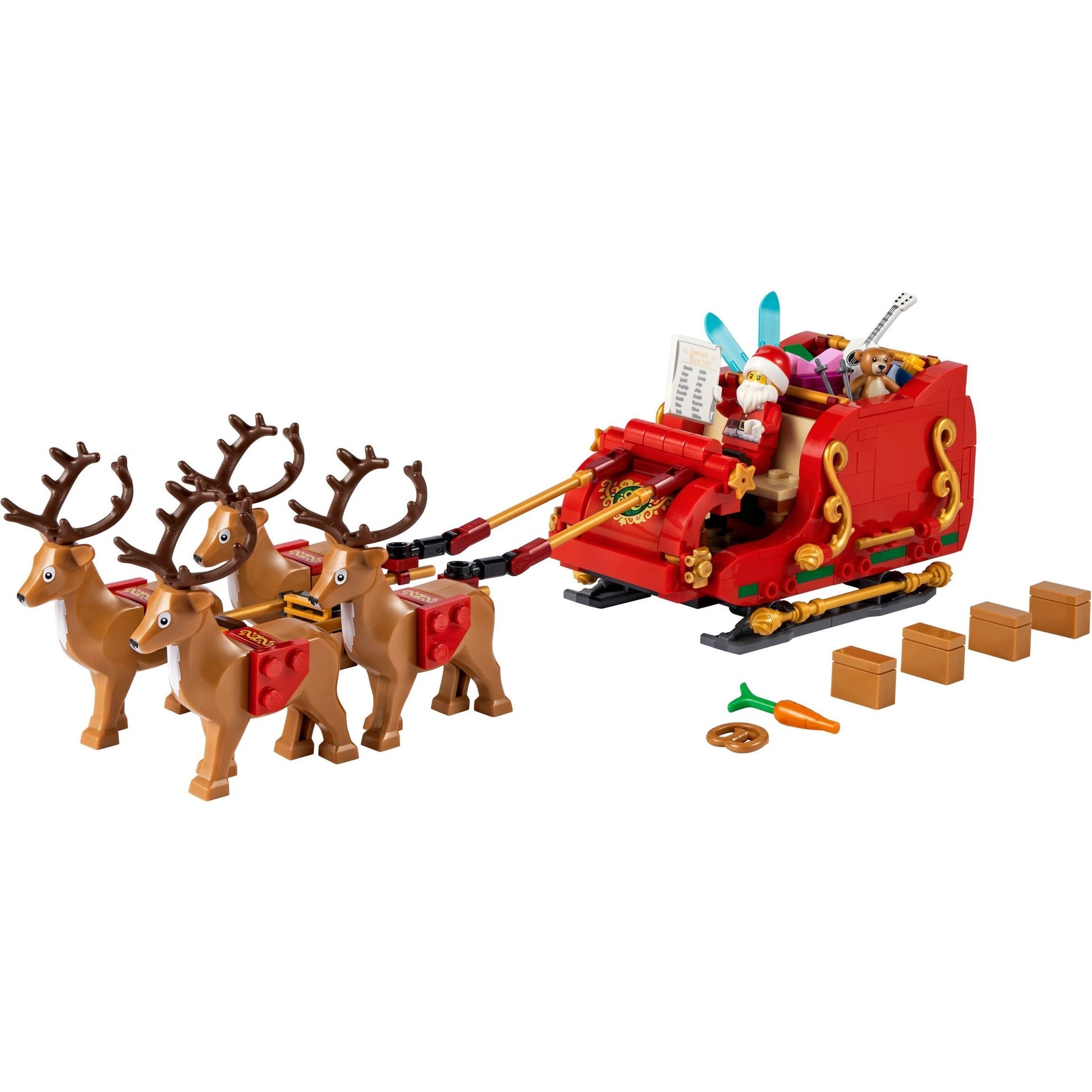 LEGO 40499 - Sania lui Moș Crăciun - set construit