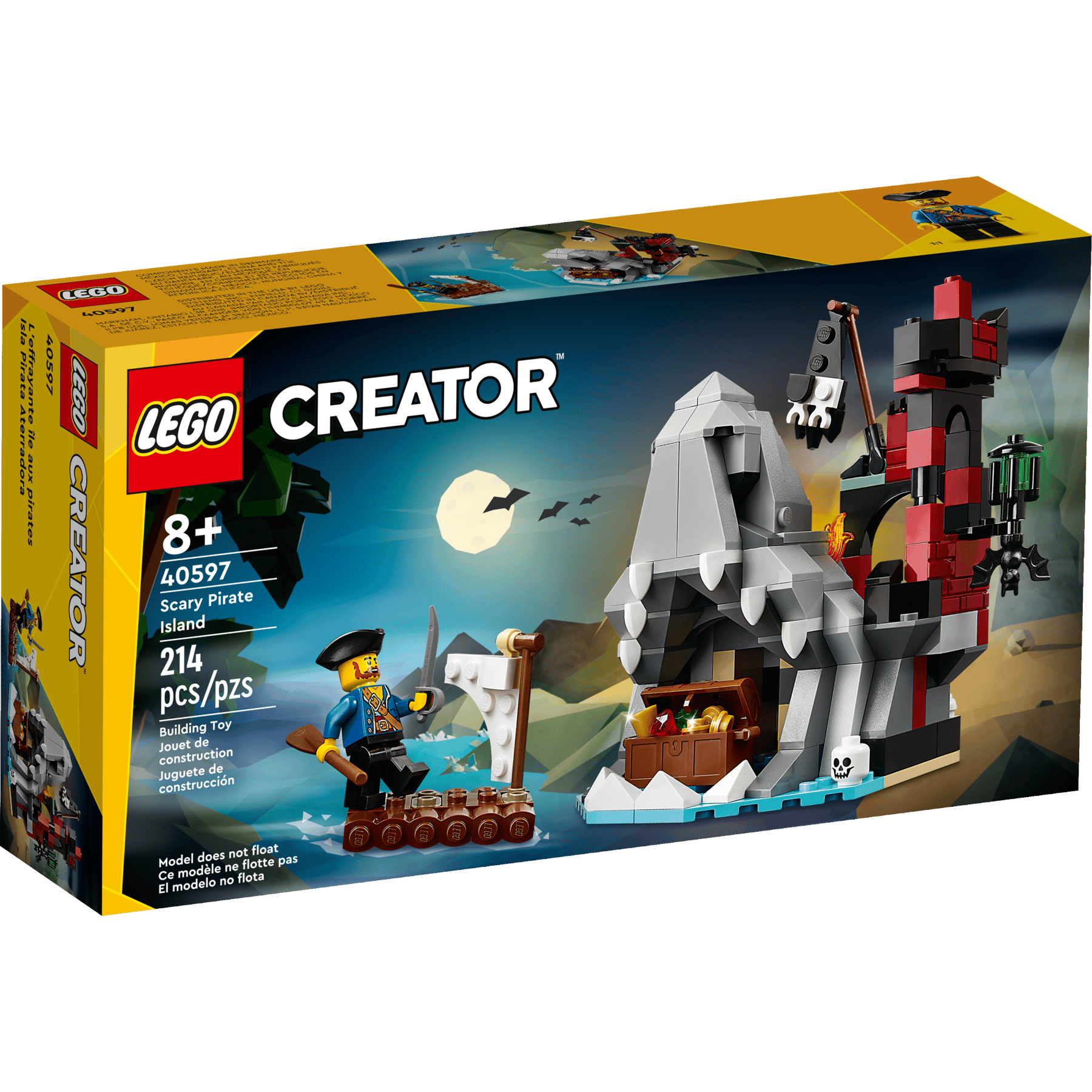 LEGO Creator 40597 - Insula înfricoșătoare a piraților - cutie fata