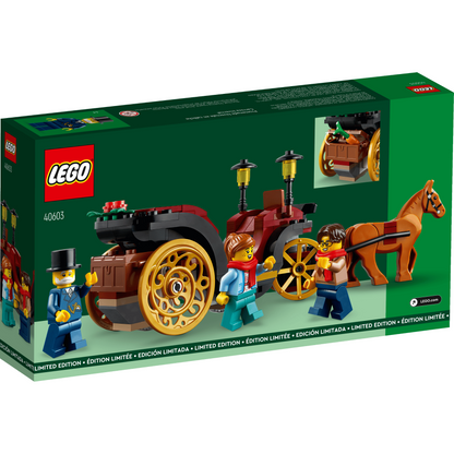 LEGO 40603 - Plimbare cu trăsura iarna - cutie spate