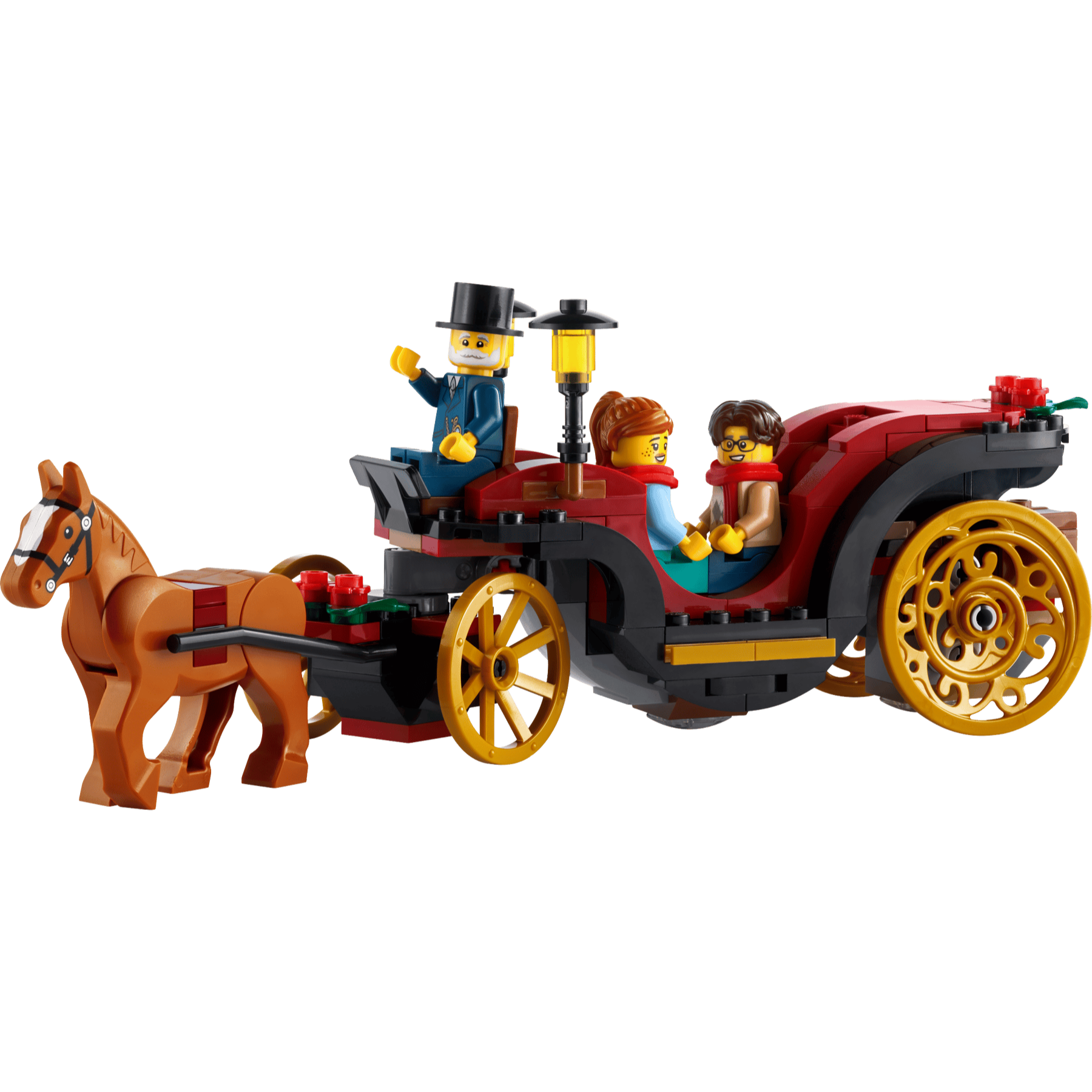 LEGO 40603 - Plimbare cu trăsura iarna - set construit