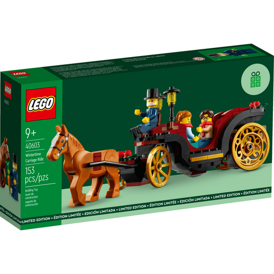 LEGO 40603 - Plimbare cu trăsura iarna - cutie fata