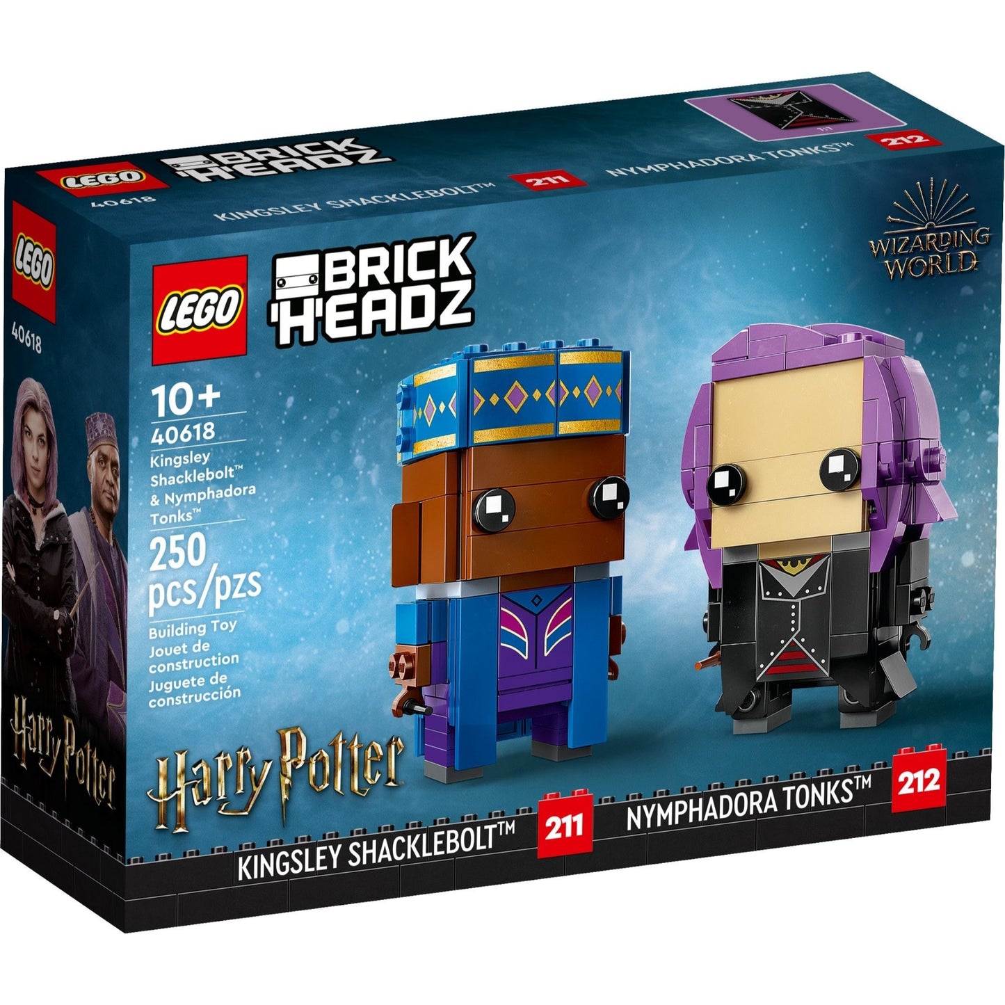 LEGO Harry Potter™ 40618 - Kingsley Shacklebolt™ și Nymphadora Tonks™ - cutie fata