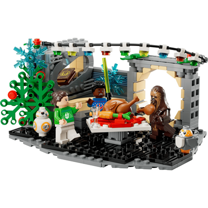 LEGO Star Wars™ 40658 - Dioramă de sărbători Millennium Falcon™ - set construit