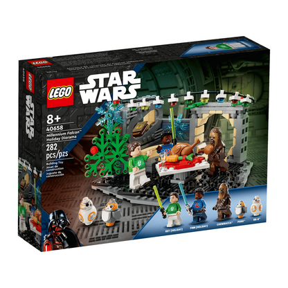 LEGO Star Wars™ 40658 - Dioramă de sărbători Millennium Falcon™ - cutie fata