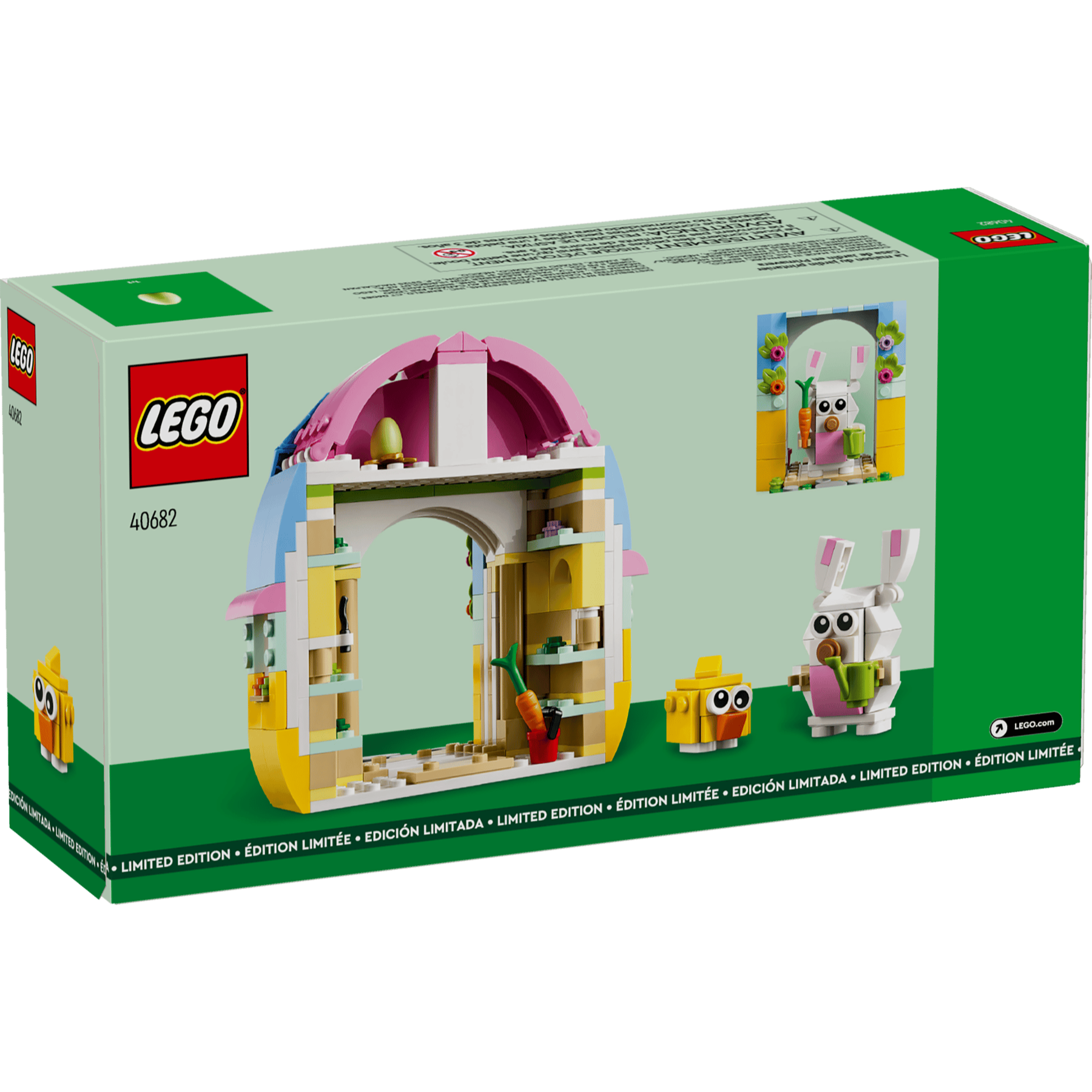 LEGO 40682 - Casă cu grădină de primăvară - cutie spate