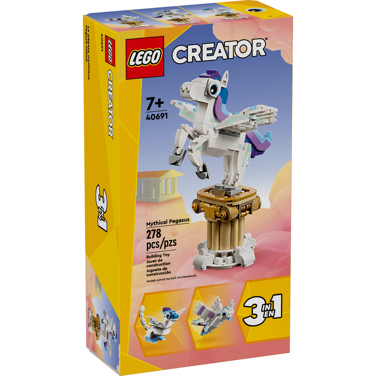 LEGO Creator 40691 - Miticul Pegas - cutie fata