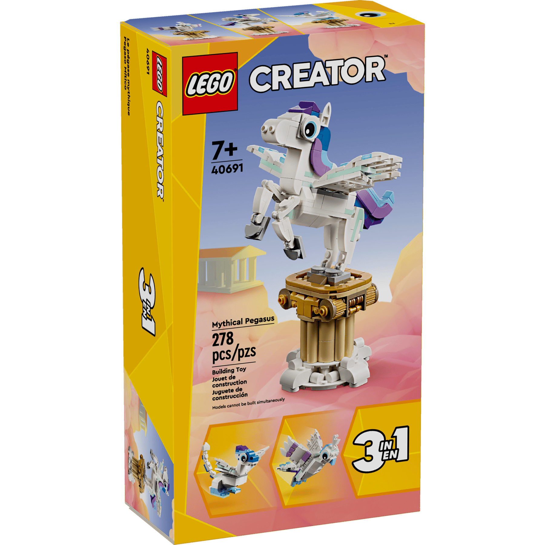 LEGO Creator 40691 - Miticul Pegas - cutie fata