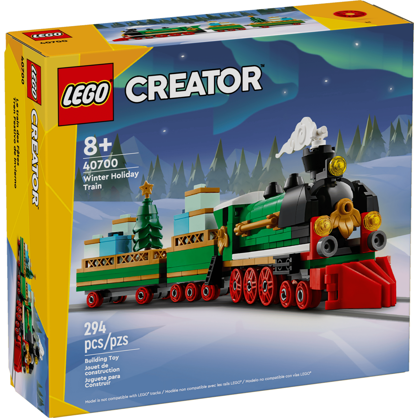 LEGO 40700 - Trenul sărbătorilor de iarnă - cutie fata