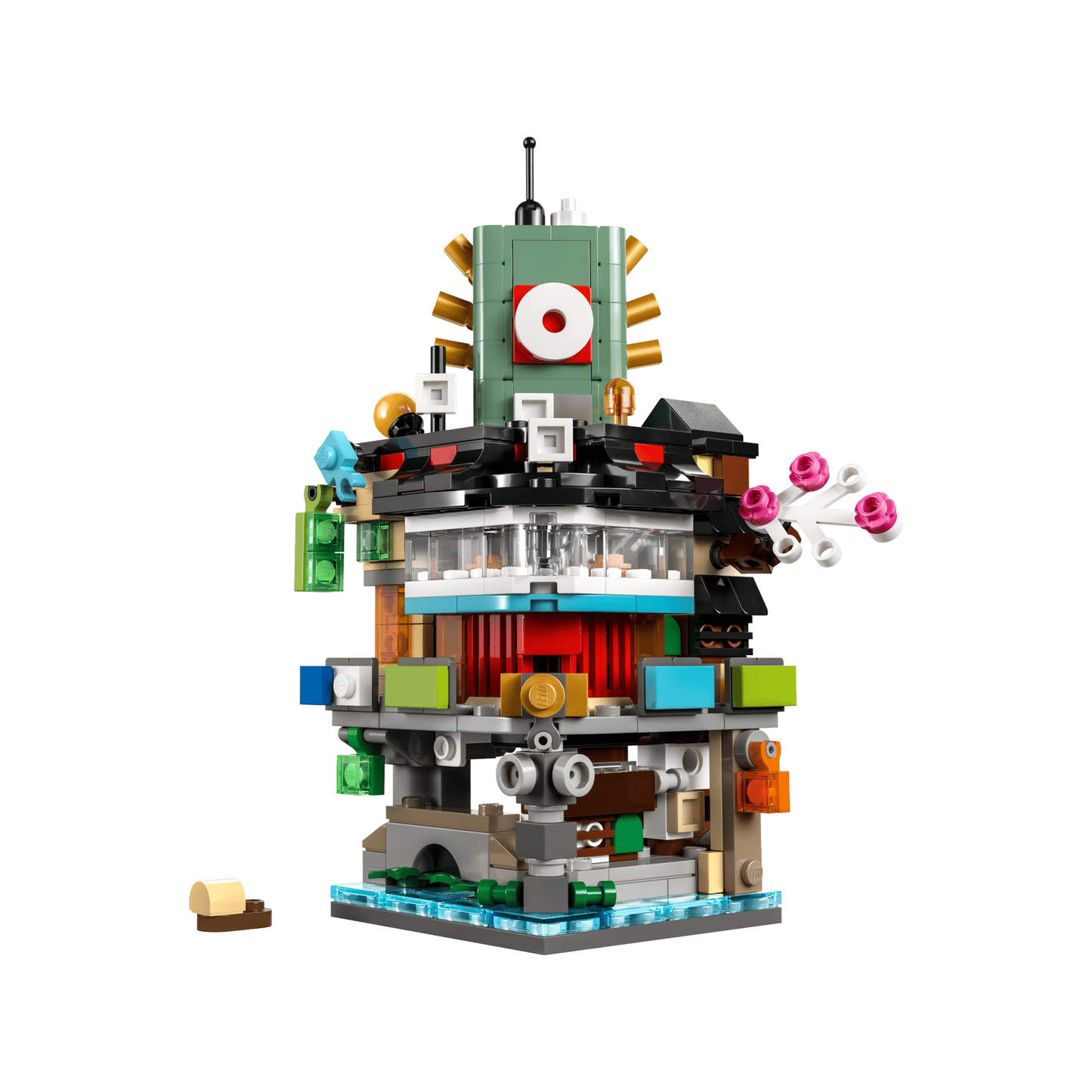 LEGO NINJAGO 40703 - Micro-orașul NINJAGO - set construit