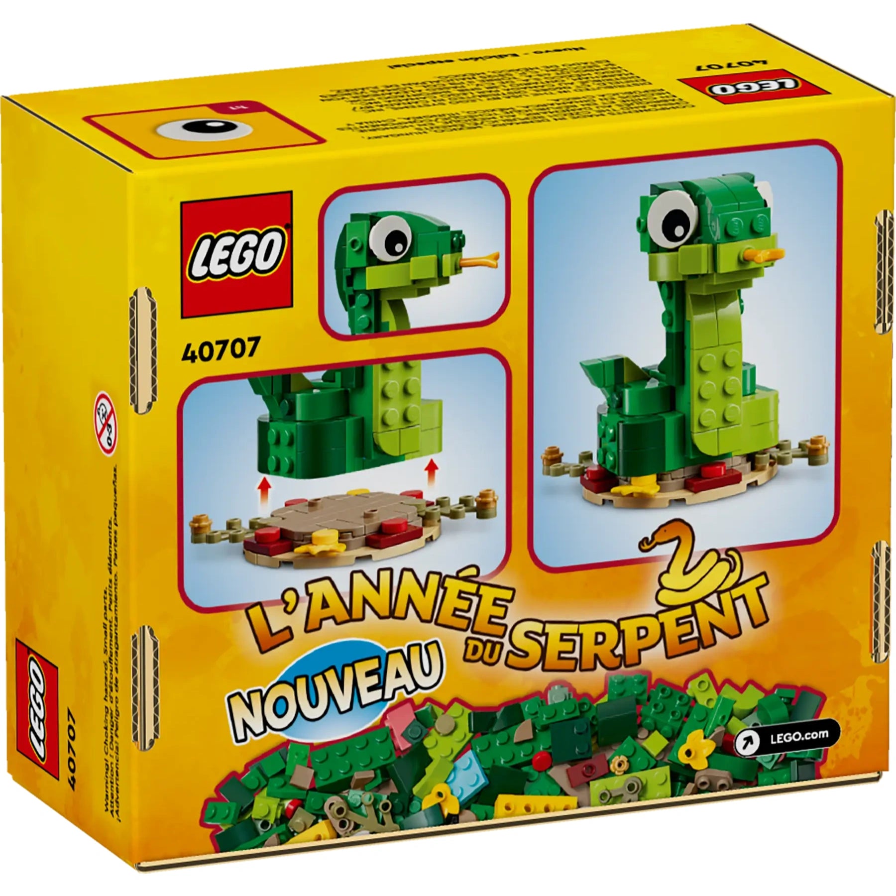 LEGO 40707 - Anul Șarpelui - cutie spate