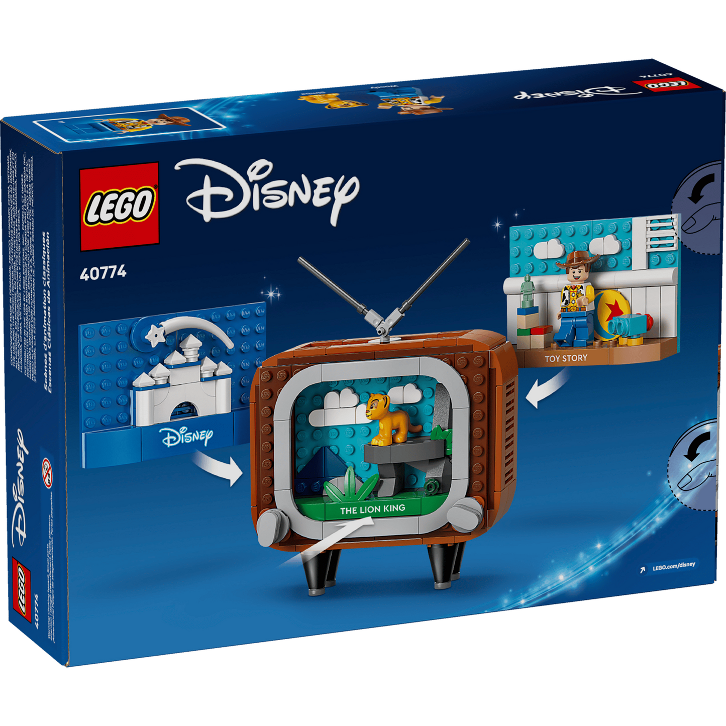 LEGO Disney™ 40774 - Scene de animație clasice - cutie sate