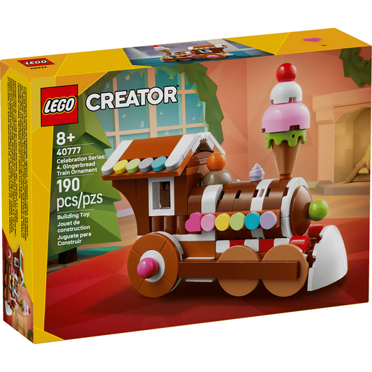 LEGO Creator 40777 - Seria de sărbători: Tren decorativ din turtă dulce - cutie fata