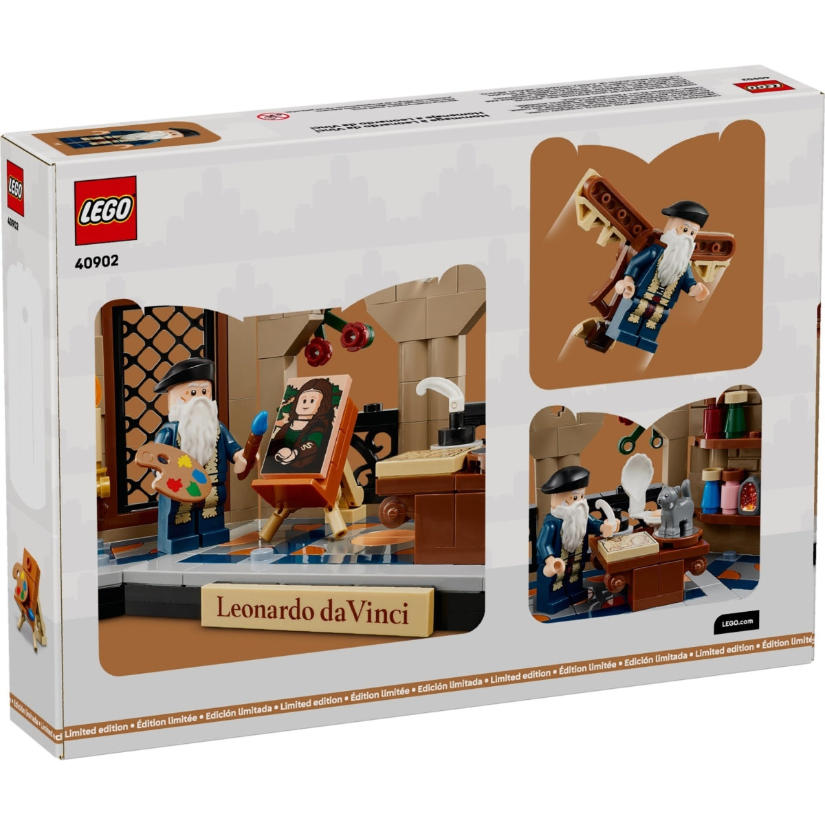 LEGO 40902 - Omagiu pentru Leonardo da Vinci