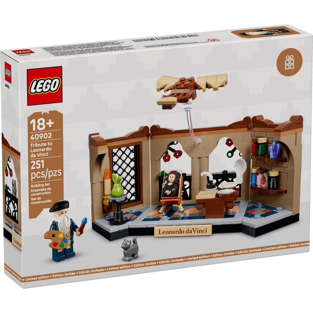 LEGO 40902 - Omagiu pentru Leonardo da Vinci